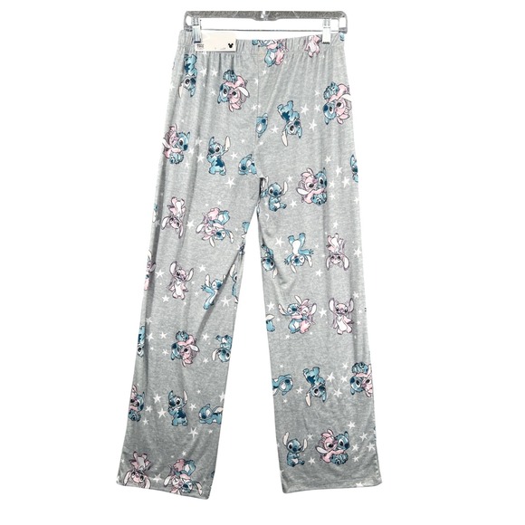 Disney Stitch Angel Ladies Pajama Sleep Pants Star All Over Print Size S NWT - Picture 2 of 6
